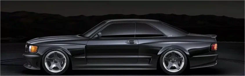 Экстремальный рестомод Mercedes-Benz SEC V12 Sledgehammer оснастят мотором от суперкара