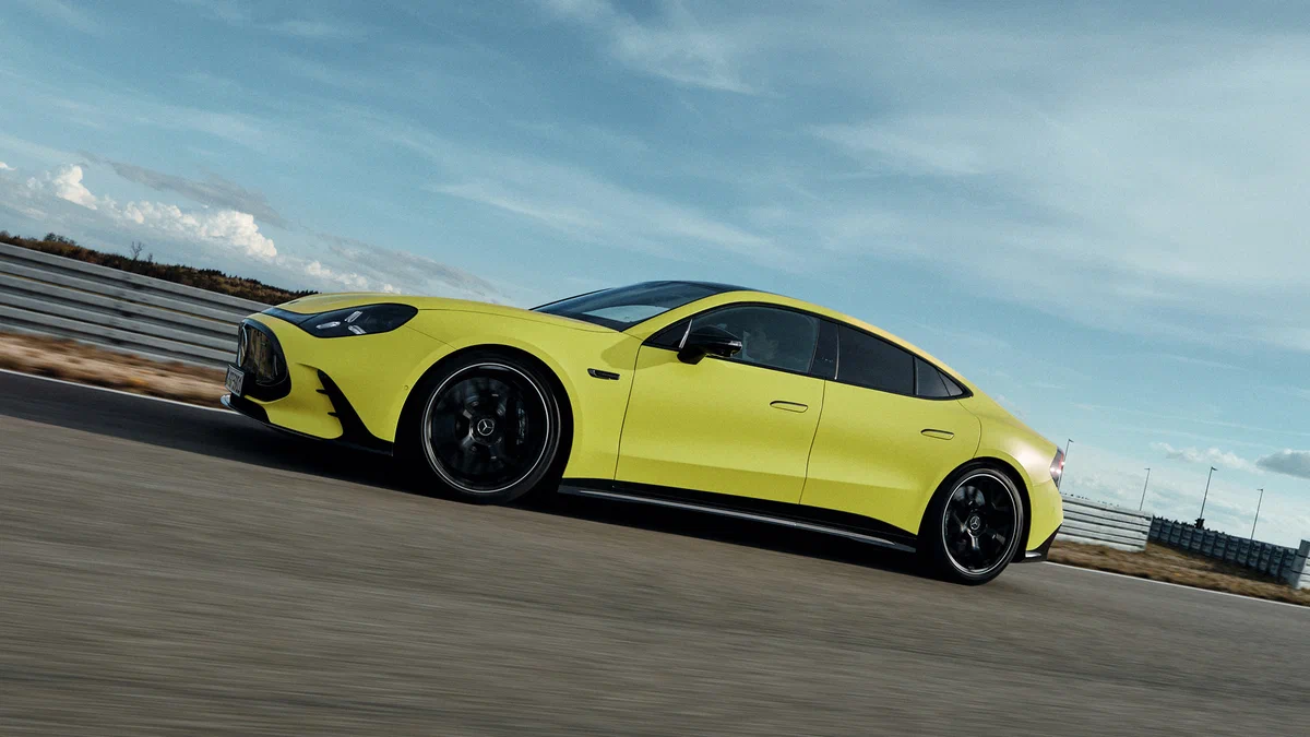Mercedes AMG GT новый электрический гиперкар 1169 л. с., разгон до 100 км/ч за 2,1 секунды