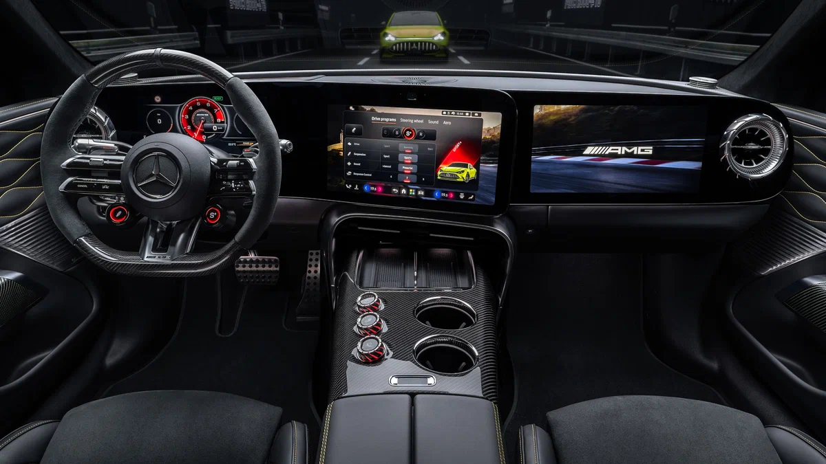 Mercedes AMG GT новый электрический гиперкар 1169 л. с., разгон до 100 км/ч за 2,1 секунды