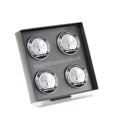Колпачки на ступицы колес AMG, с гербом AMG, комплект из 4-х частей (вид 2) Колпачки на ступицы колес AMG, с гербом AMG, комплект из 4-х частей (фото, вид 2)