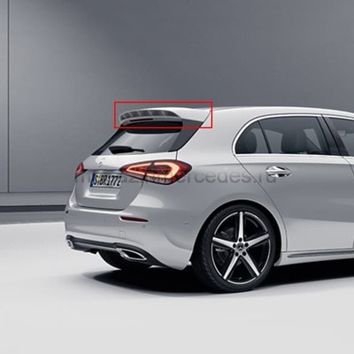 Спойлер на крышку багажника для Mercedes A class 177 (вид 1) Спойлер на крышку багажника для Mercedes A class 177 (фото, вид 1)