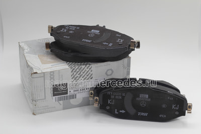 Колодки тормозные передние для Мерседес (вид 1) Колодки тормозные передние для Мерседес (фото, вид 1)