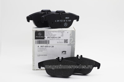 Колодки тормозные задние для Mercedes (вид 1) Колодки тормозные задние для Mercedes (фото, вид 1)