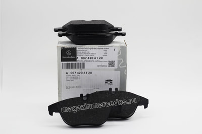 Колодки тормозные задние для Mercedes (вид 2) Колодки тормозные задние для Mercedes (фото, вид 2)