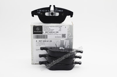 Колодки тормозные задние для Mercedes (вид 5) Колодки тормозные задние для Mercedes (фото, вид 5)