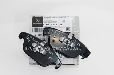 Колодки тормозные задние для Mercedes (вид 6) Колодки тормозные задние для Mercedes (фото, вид 6)