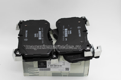 Колодки тормозные передние для Mercedes (вид 3) Колодки тормозные передние для Mercedes (фото, вид 3)