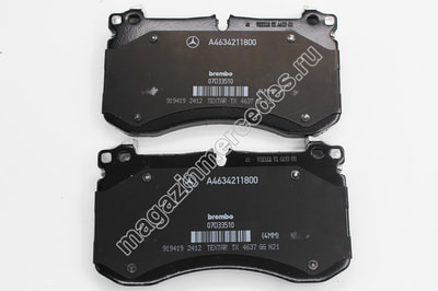 Колодки тормозные передние для Mercedes (вид 8) Колодки тормозные передние для Mercedes (фото, вид 8)
