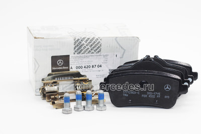 Колодки задние Mercedes (вид 6) Колодки задние Mercedes (фото, вид 6)