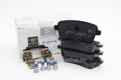 Колодки задние Mercedes (вид 8) Колодки задние Mercedes (фото, вид 8)