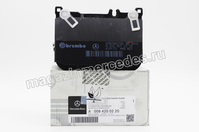 Колодки тормозные передние для Mercedes (вид 1) Колодки тормозные передние для Mercedes (фото, вид 1)