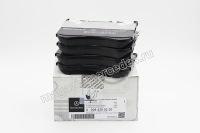 Колодки тормозные передние для Mercedes (вид 3) Колодки тормозные передние для Mercedes (фото, вид 3)