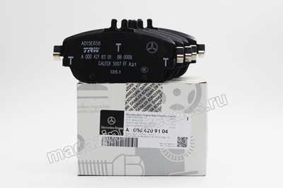 Колодки тормозные передние (Колодки тормозные передние A0004209104) Колодки тормозные передние (фото, Колодки тормозные передние A0004209104)