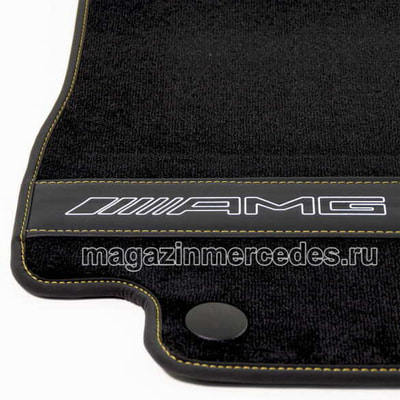 Коврики салона AMG для Mercedes велюровые черные (вид 2) Коврики салона AMG для Mercedes велюровые черные (фото, вид 2)