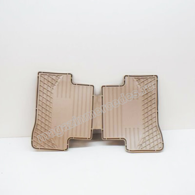 Коврики салона задние для Mercedes C class W205 Резиновые Бежевые (вид 1) Коврики салона задние для Mercedes C class W205 Резиновые Бежевые (фото, вид 1)