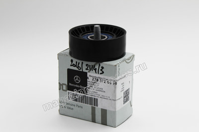 Ролик натяжителя / на корпусе масляного фильтра / (вид 1) Ролик натяжителя / на корпусе масляного фильтра / (фото, вид 1)