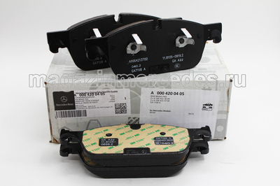 Колодки передние Mercedes (вид 2) Колодки передние Mercedes (фото, вид 2)