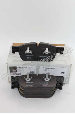 Колодки передние Mercedes (вид 5) Колодки передние Mercedes (фото, вид 5)