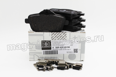 Колодки тормозные задние для Mercedes (вид 3) Колодки тормозные задние для Mercedes (фото, вид 3)