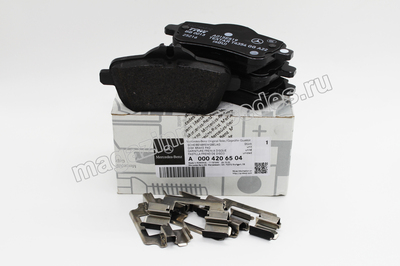 Колодки тормозные задние для Mercedes (вид 4) Колодки тормозные задние для Mercedes (фото, вид 4)