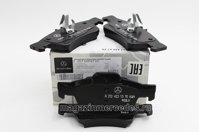 Колодки тормозные задние для Mercedes (вид 3) Колодки тормозные задние для Mercedes (фото, вид 3)