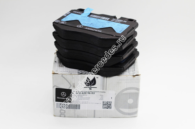 Тормозные колодки передние для Мерседес (вид 1) Тормозные колодки передние для Мерседес (фото, вид 1)