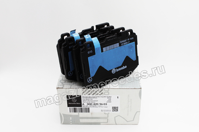 Тормозные колодки передние для Мерседес (вид 3) Тормозные колодки передние для Мерседес (фото, вид 3)