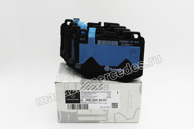 Тормозные колодки передние для Мерседес (вид 4) Тормозные колодки передние для Мерседес (фото, вид 4)