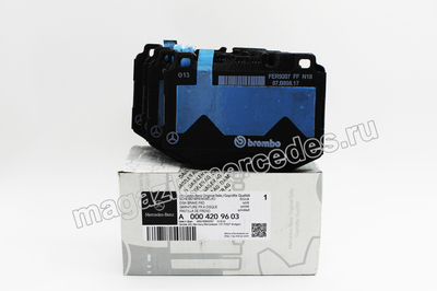 Тормозные колодки передние для Мерседес (вид 5) Тормозные колодки передние для Мерседес (фото, вид 5)