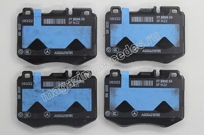 Тормозные колодки передние для Мерседес (вид 6) Тормозные колодки передние для Мерседес (фото, вид 6)