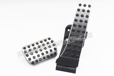 Накладки на педали для Мерседес GLC class C253 (вид 2) Накладки на педали для Мерседес GLC class C253 (фото, вид 2)