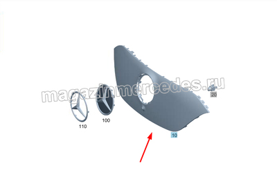   Mercedes EQE SUV X294 (,   Mercedes EQE SUV X294 A2948807200)