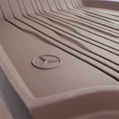 Коврики салона передние резиновые коричневые Mercedes EQE V295 (вид 1) Коврики салона передние резиновые коричневые Mercedes EQE V295 (фото, вид 1)