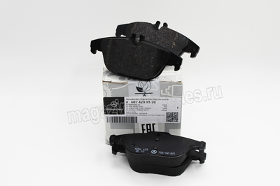 Колодки задние (Колодки задние A0074208520) Колодки задние (фото, Колодки задние A0074208520)