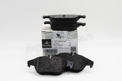 Колодки задние (Колодки задние A0074208520) Колодки задние (фото, Колодки задние A0074208520)