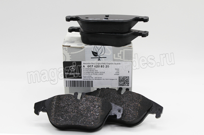Колодки задние (Колодки задние A0074208520) Колодки задние (фото, Колодки задние A0074208520)