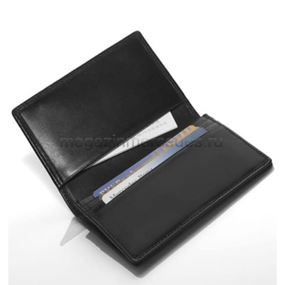   Mercedes-Benz Business Card Leather Wallet, Black (,  1)