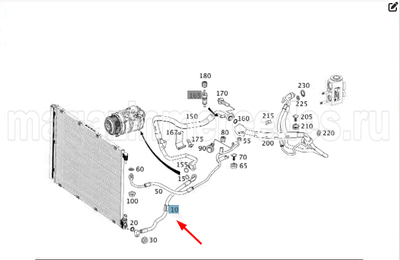   Mercedes W222 / X222 (,   Mercedes W222 / X222 A2228305602)