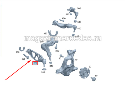      (,      Mercedes SL Class R232
A2323303102)