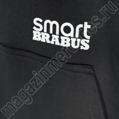 Мужская толстовка с капюшоном черного цвета smart x BRABUS (Мужская толстовка с капюшоном черного цвета smart x BRABUS) Мужская толстовка с капюшоном черного цвета smart x BRABUS (фото, Мужская толстовка с капюшоном черного цвета smart x BRABUS)