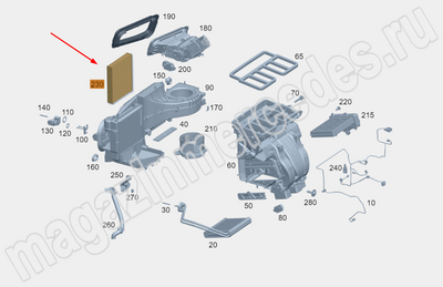 ������ ������ �������� ��� Mercedes (����, ������ ������ �������� ��� Mercedes CLA C174 A5408303300)