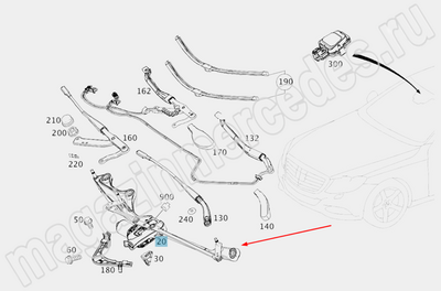 ����� ���������������� � ��������� (����, ����� ���������������� � ��������� Mercedes A2228200040)