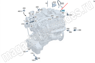 ������ �������� ��������� ����� (����, ������ �������� ��������� ����� Mercedes A009153502864)