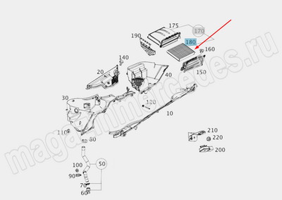 ������ ������ ��� Mercedes G class W463 (����, ������ ������ ��� Mercedes G class W463 A4638301102)