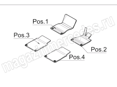 ������� ������ ��� Mercedes Maybach Z223 ������ ���� (����, ������� ������ ��� Mercedes Maybach Z223 ������ ���� A22368069037Q87)