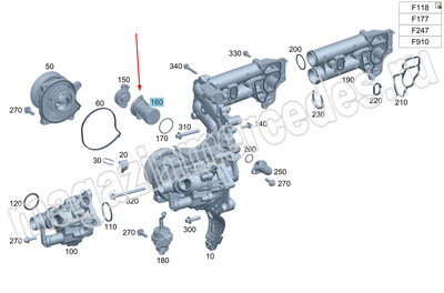 ������ �������� Mercedes (����, ������ �������� Mercedes GLB X247 A6542001300)