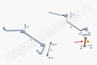 ������ ������� ������������� Mercedes (����, ������ ������� ������������� ��� Mercedes CLA C174 A1743200600)