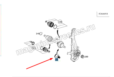 ���� ������� (����, ���� ������� Mercedes 
A1663507000)
