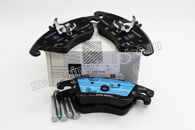 Колодки передние Mercedes (Колодки передние Mercedes A0074207520) Колодки передние Mercedes (фото, Колодки передние Mercedes A0074207520)