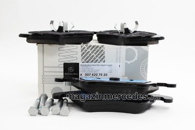 Колодки передние Mercedes (Колодки передние Mercedes A0074207520) Колодки передние Mercedes (фото, Колодки передние Mercedes A0074207520)